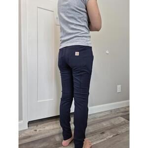 Carhartt Force Fitted Midweight Utility Legging Navy Womens Size Small 4-6 NWT